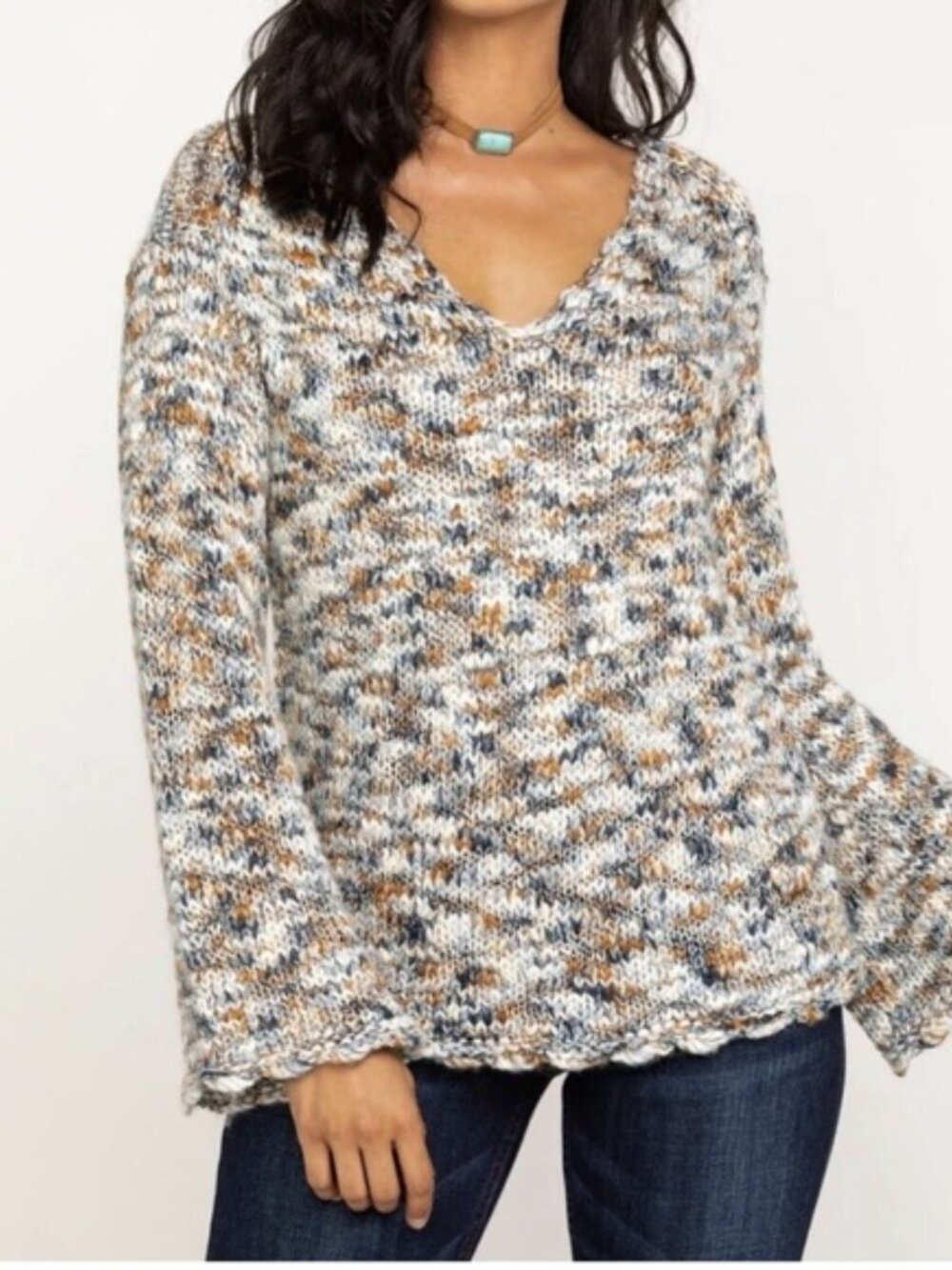 NWT IDYLLWIND by Miranda Women’s Southern Sweater Bell Sleeve Size Medium